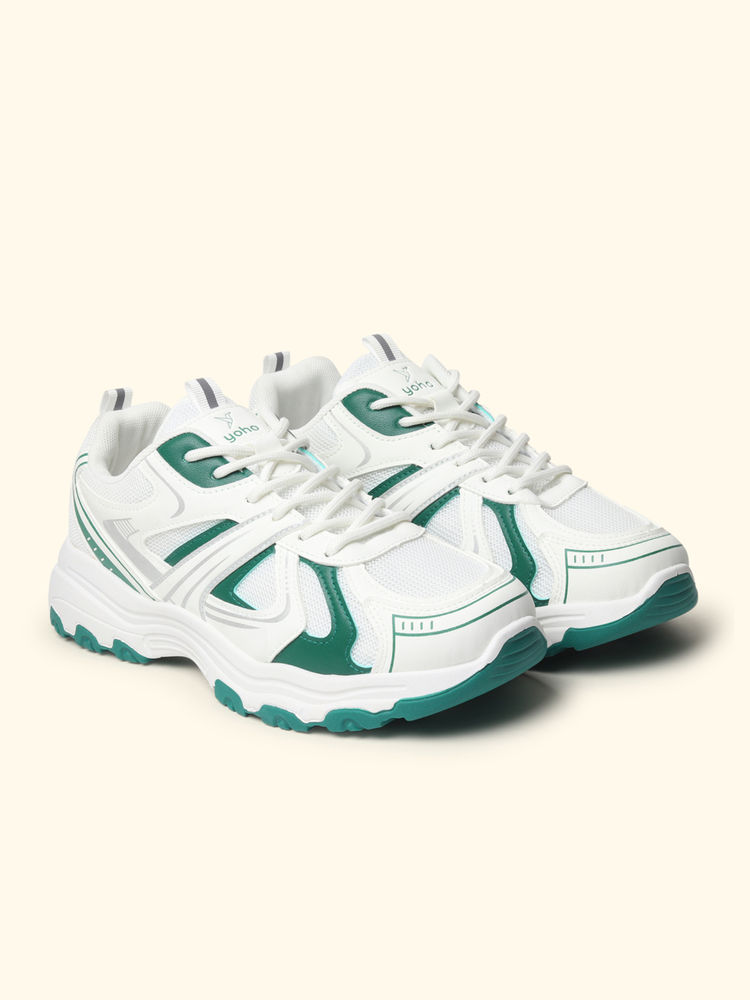 Yoho Women Green Tempo 0705 Walking Shoes-image-34
