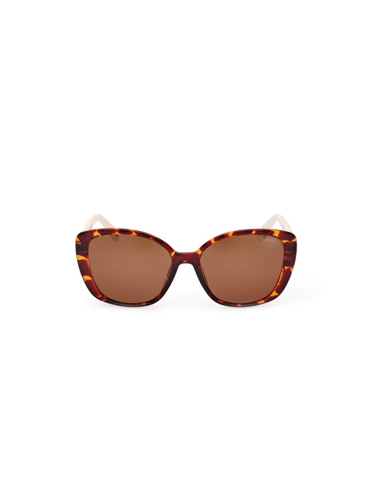SKECHERS Brown Acetate Full Rim Cat Eye Women Frame (SE6265 56 52H) (56)-image-8