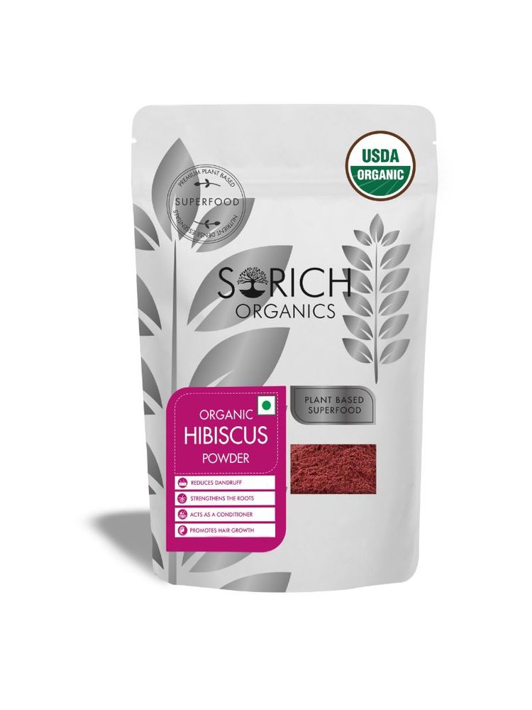 Sorich Organics 100% Natural Hibiscus Powder For Hair Growth