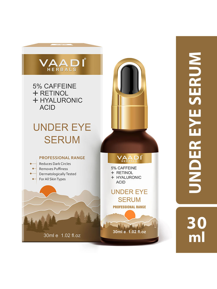 Vaadi Herbals Under Eye Serum With 5% Caffeine & Retinol & Hyaluronic Acid-picture-14
