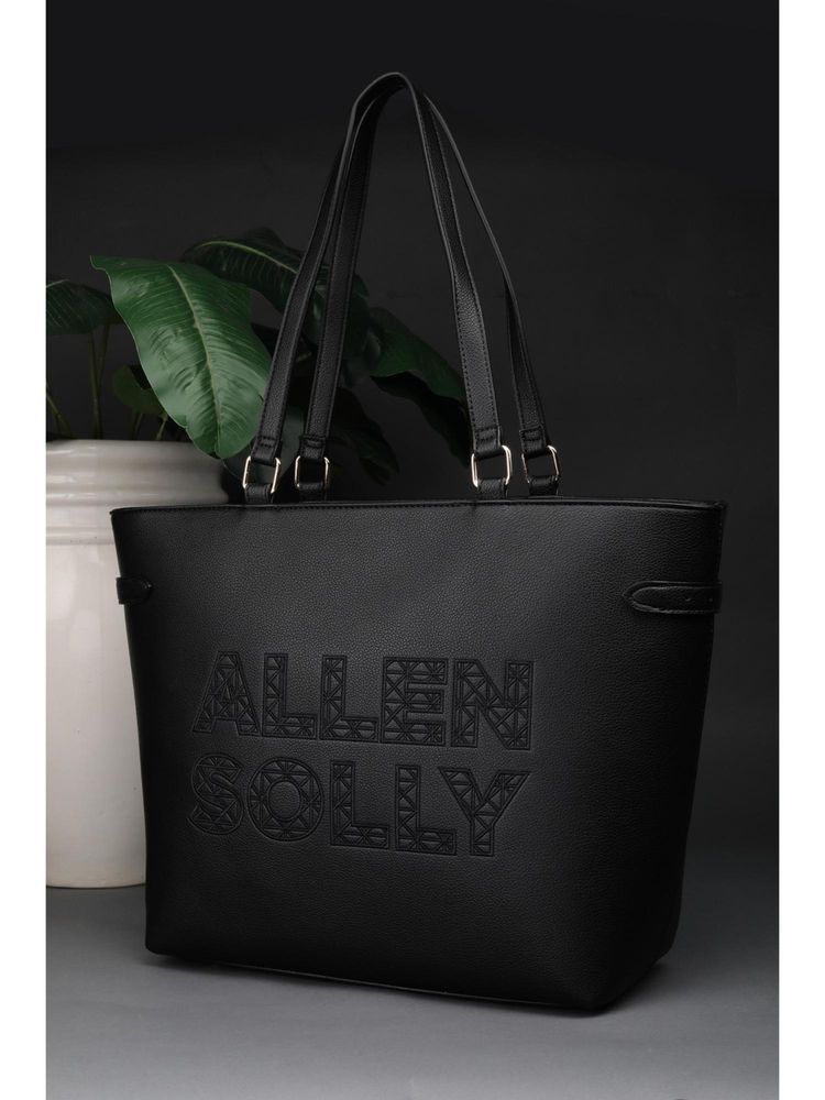 Allen Solly Women Black Formal Tote Bag-picture-24