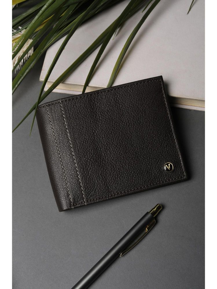 Van Heusen Men Brown Genuine Leather Wallet-picture-27