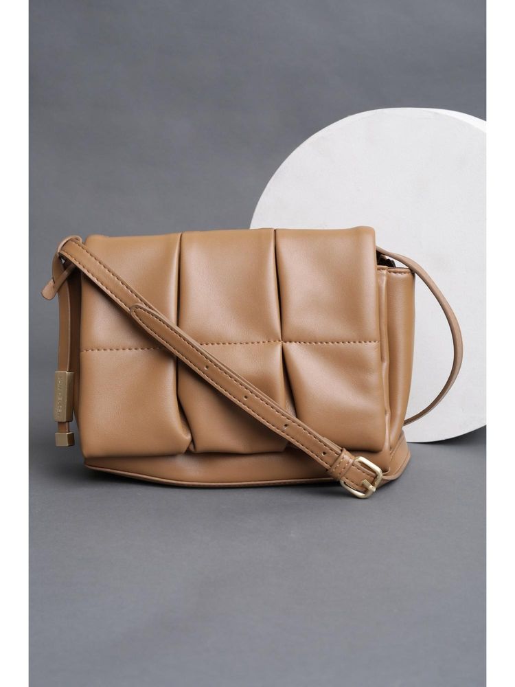 Van Heusen Women Brown Solid Casual Sling Bag-image-46