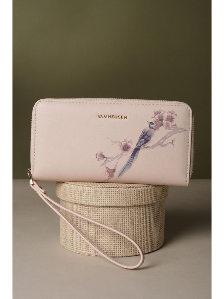 Van Heusen Women Pink Printed Casual Wallet-picture-14