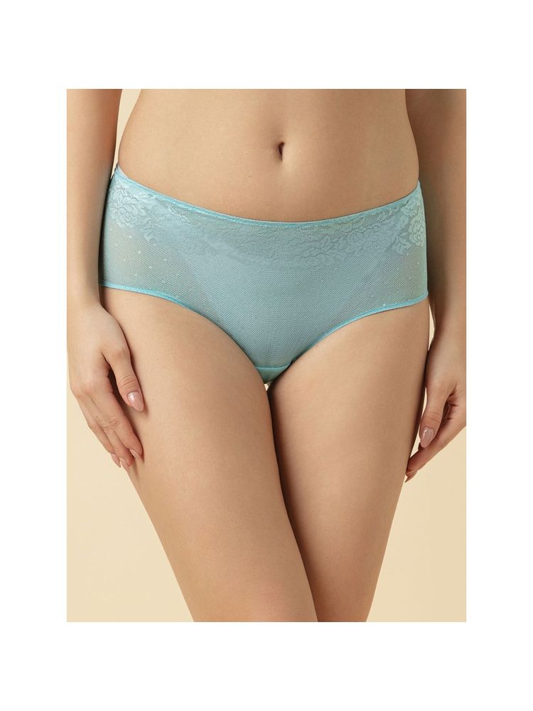 Van Heusen Woman Lingerie and Athleisure Lace Hipster Mid Rise Panty - Light Blue-picture-10