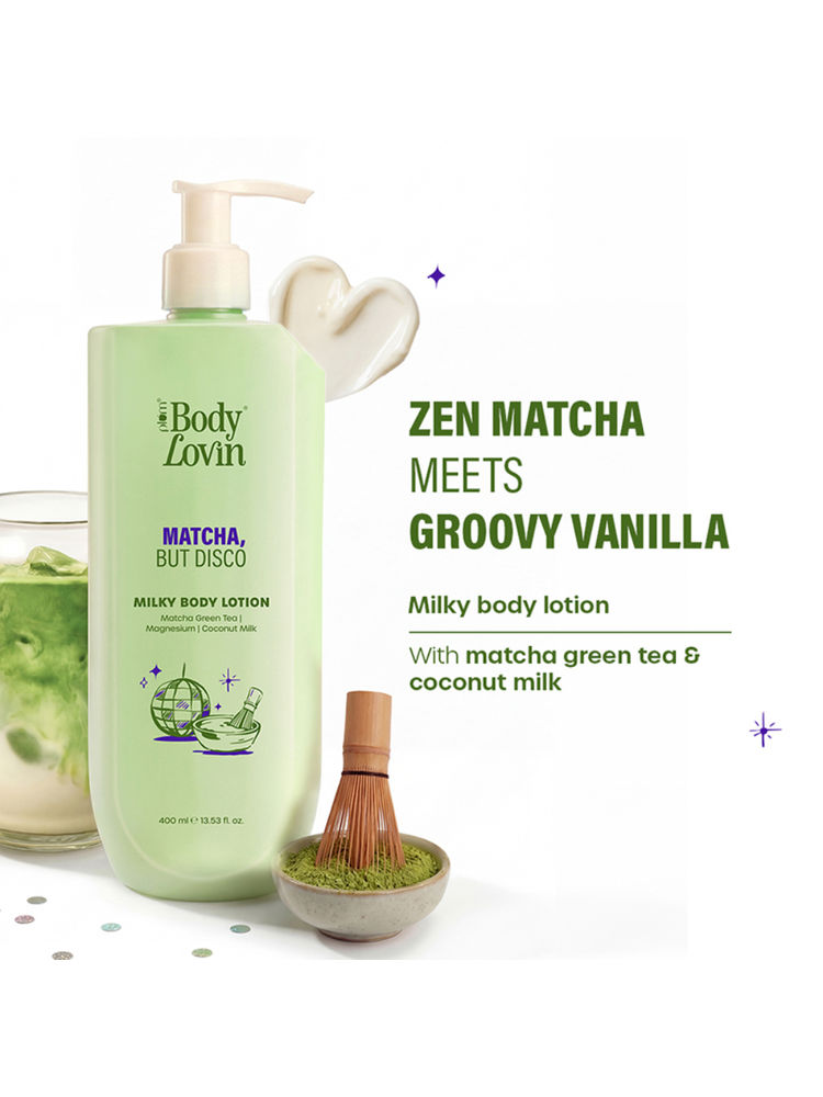 Plum Bodylovin' Matcha, But Disco Milky Body Lotion-picture-27