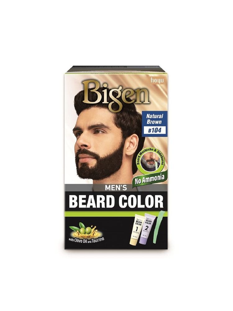 Bigen Men's Beard Color - Natural Brown B104