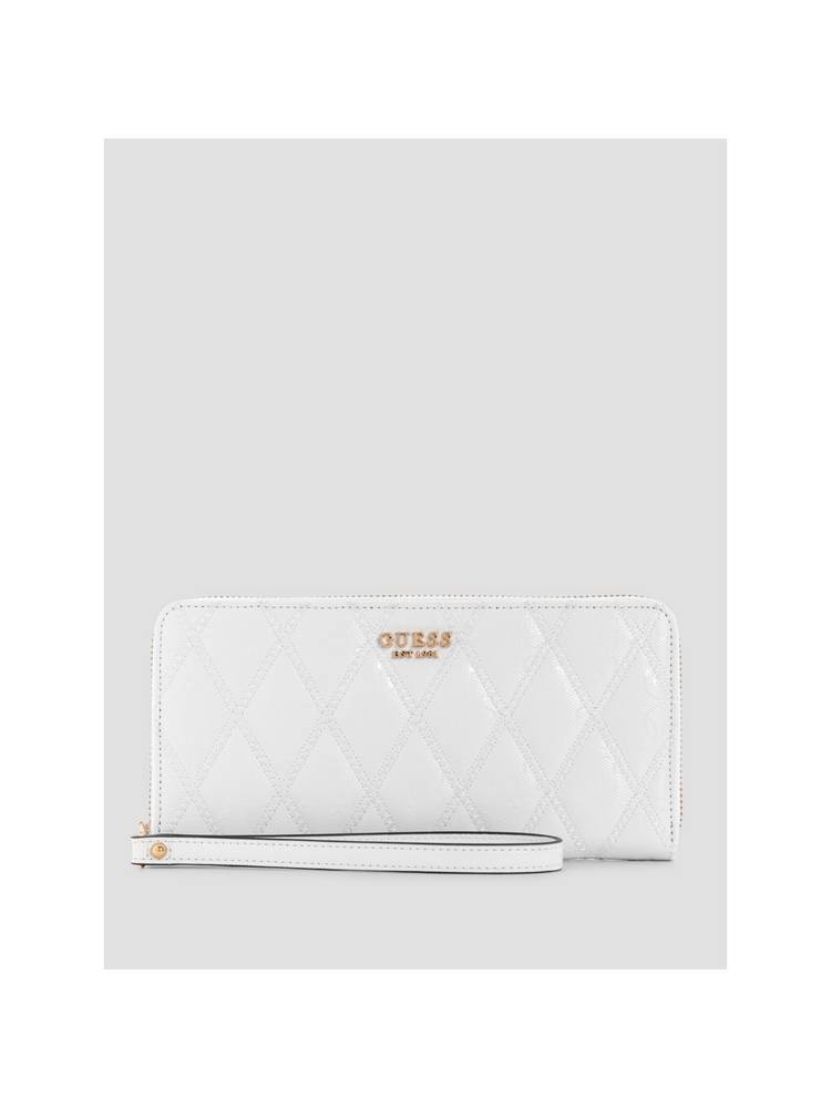guess fashion Guess White Textured Adi Zip Around Wallet-picture-17