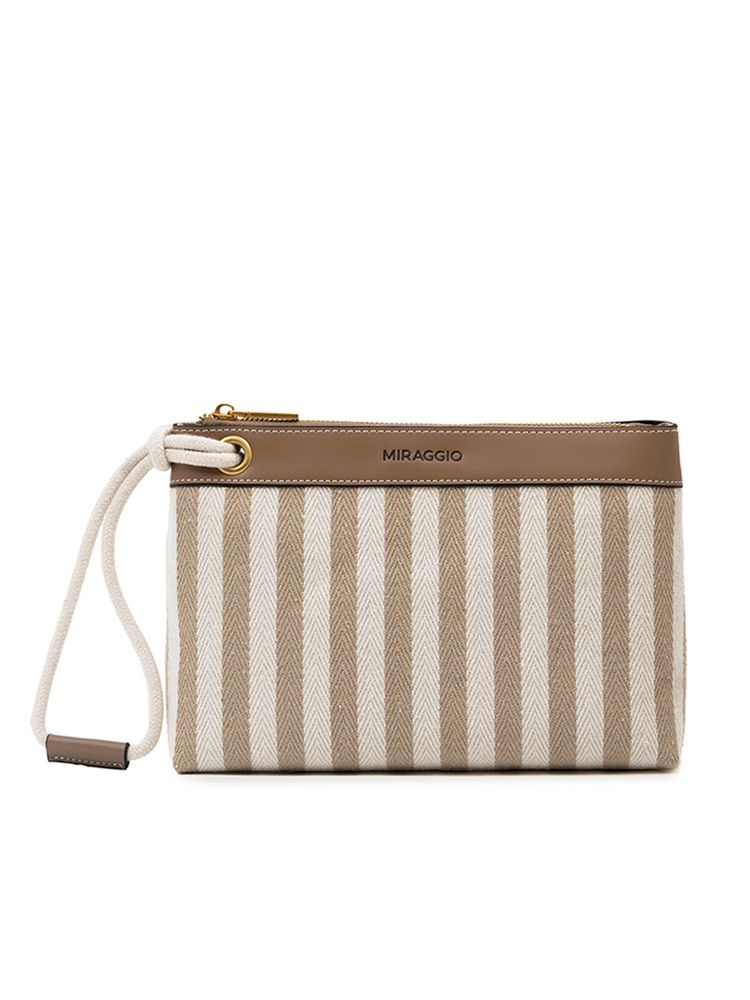 MIRAGGIO Beige Marina Travel Pouch (M)