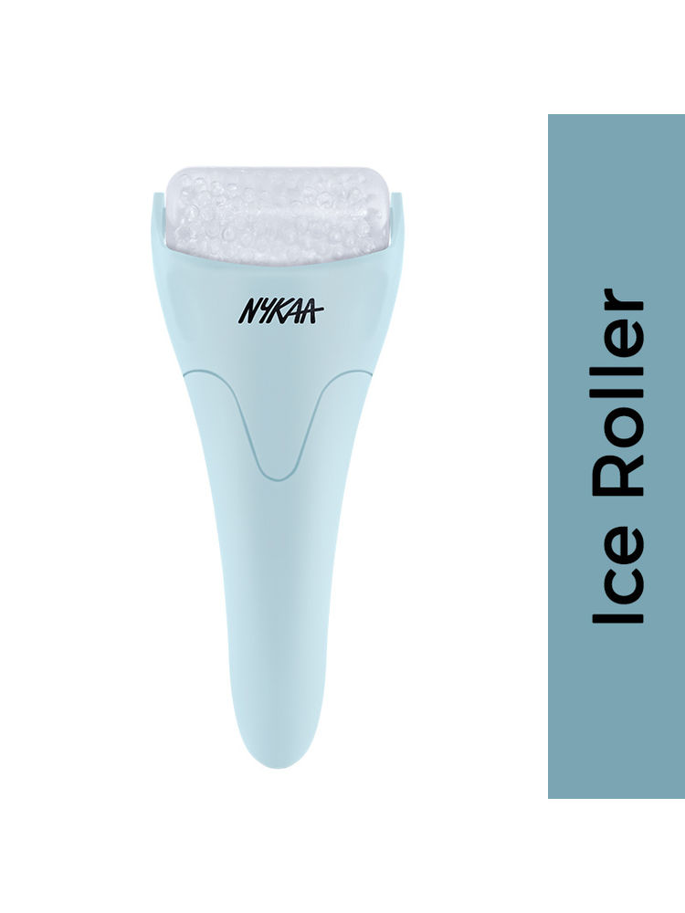 Nykaa Naturals Ice Roller - De-puffing, Face Toning & Cooling Massage Tool - Blue