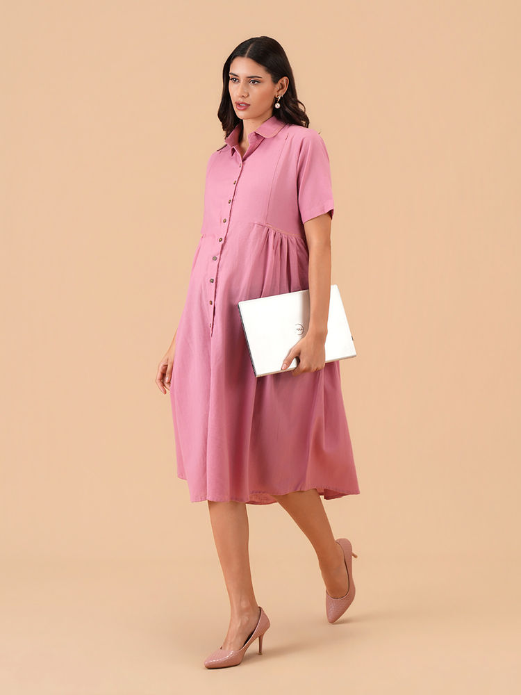 The Mom Store Blush Hour Maternity and Nursing Dress-image-10