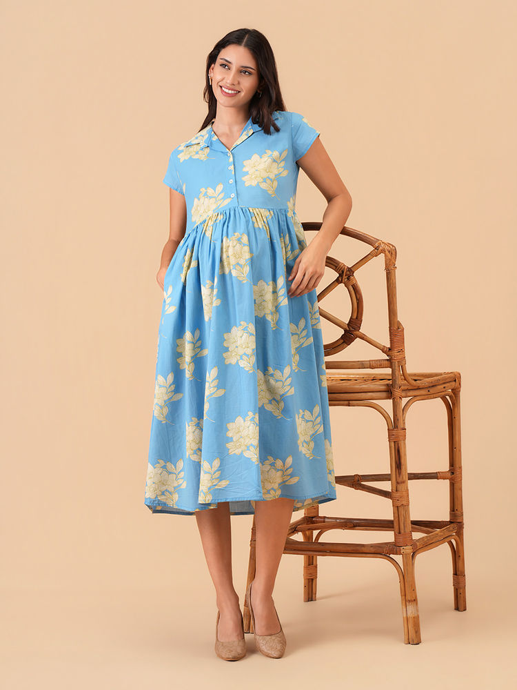 The Mom Store Celeste Pastels Maternity and Nursing Dress-picture-14