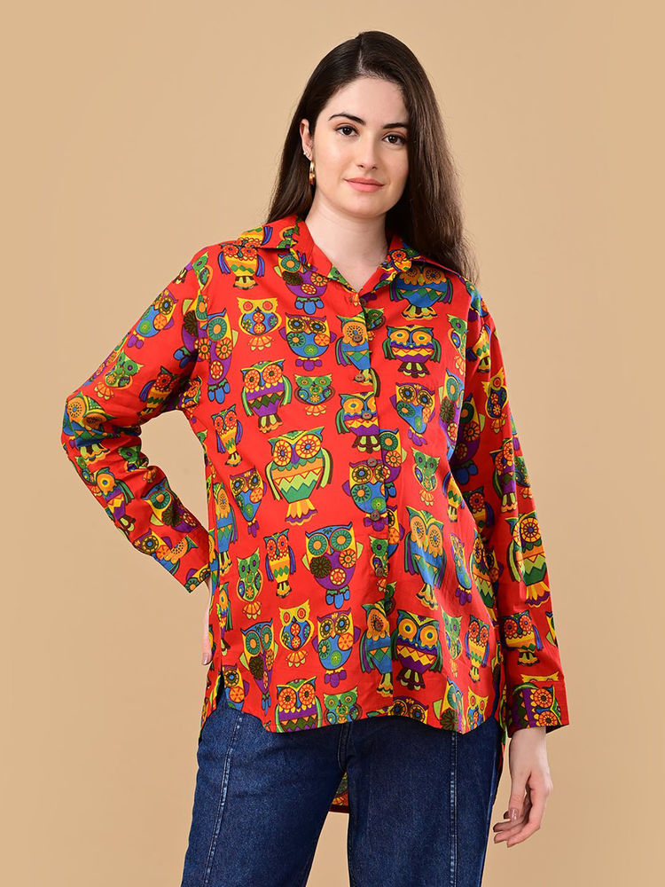 The Mom Store Owl You Need Maternity and Nursing Oversized Shirt-image-19