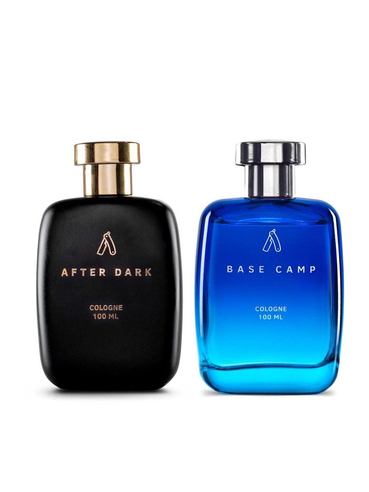 Ustraa After Dark Cologne 100ml & Base Camp Cologne 100ml - Perfume For Men - 2pcs-image-5