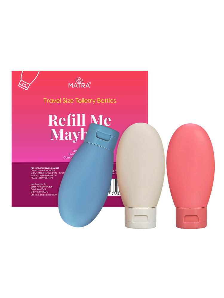 Matra Travel Size Toiletry Bottles Refillable Empty Container Small Lotion Shampoo Set-picture-16