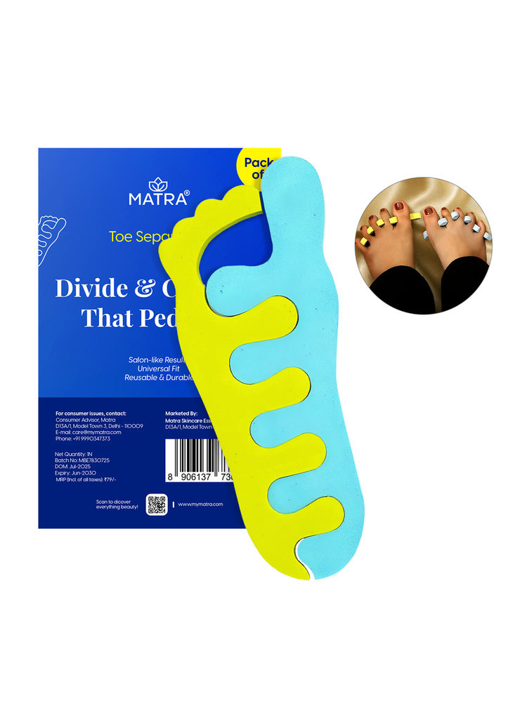 Matra Toe Separators For Pedicure & Nail Polish Paint Protector-image-26