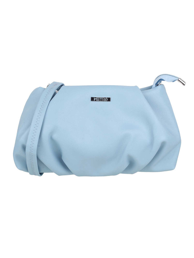 Metro Women Blue Sling with Detachable Strap-picture-10