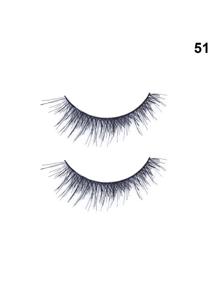 Bronson Professional Synthetic Hair and Lightweight Long Natural Look False Eyelashes - 51
