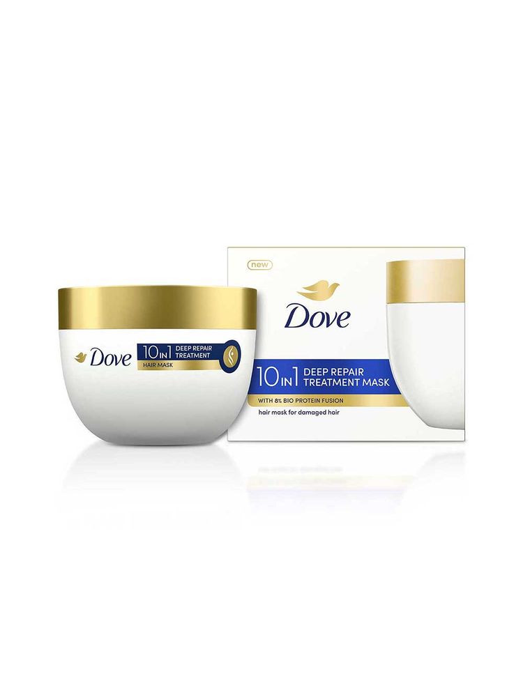 Dove 10 In 1 Deep Repair Treatment Hair Mask For Dry & Frizzy Hair
