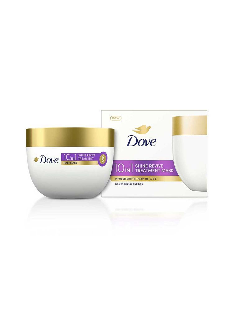 Dove 10 in 1 Shine Revive Treatment Hair Mask