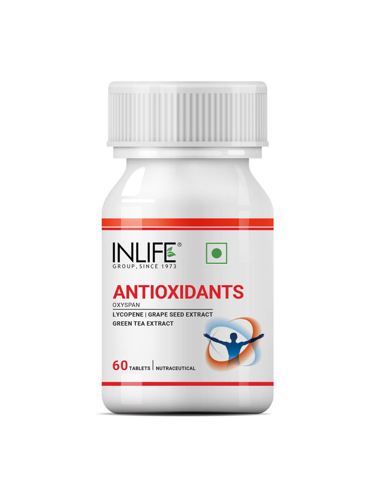 INLIFE Antioxidants with Lycopene- Grape Seed And Green Tea Extract (60 Tablets)-image-2