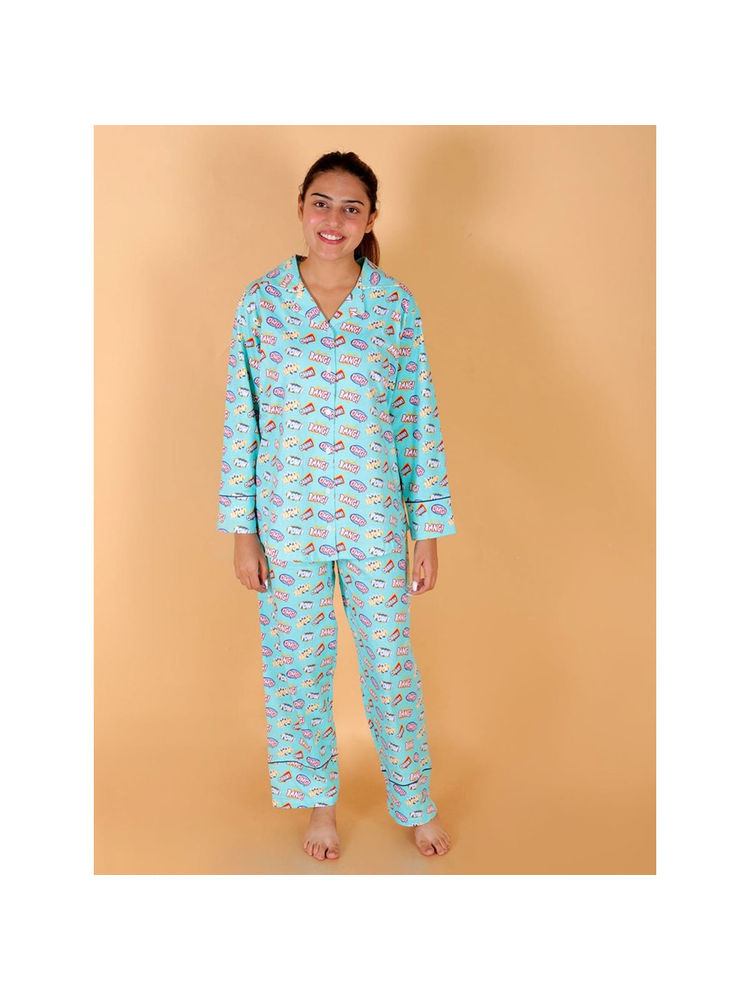 The Mom Store Mighty Fighter Women Top with Pajama (Set of 2)-picture-29