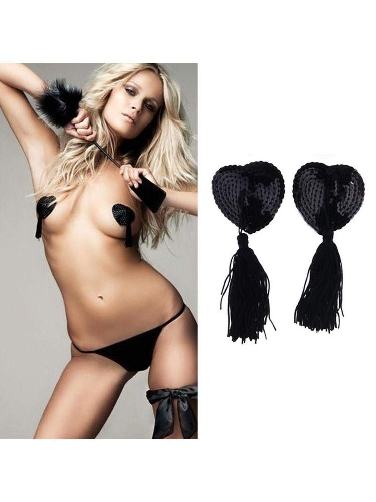 BRACHY Women Adhesive Breast Pads Bra Reusable Silicone Heart-Shaped Nipple Cover-picture-20