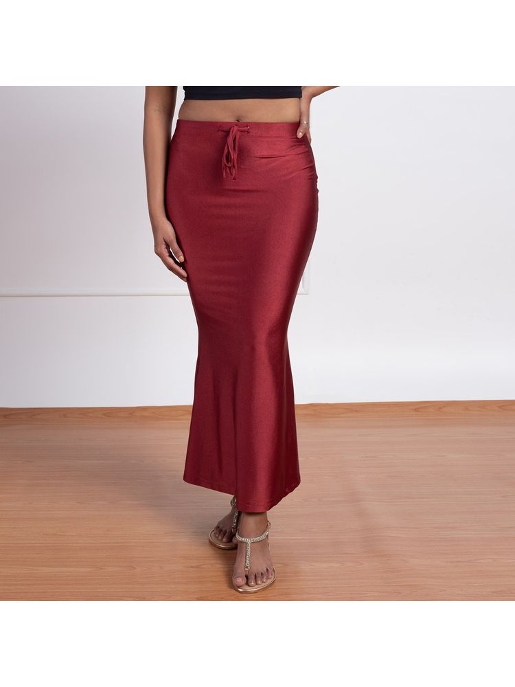 Nykd By Nykaa NYOE01-Mermaid Saree Petticoat-Maroon-picture-14