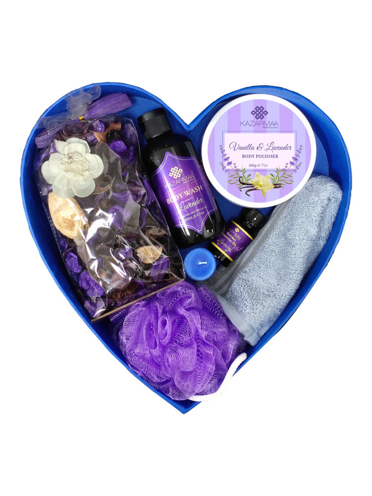 Kazarmaa Lavender Love Bath And Spa Gift Hamper Set