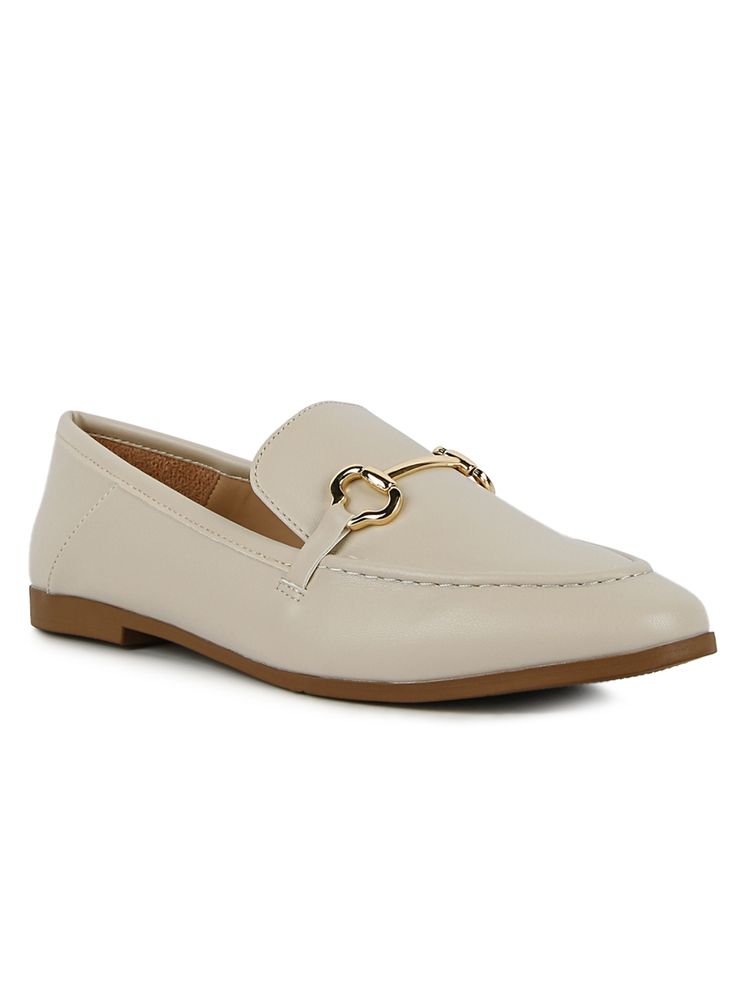 London Rag Solid Beige Loafers-picture-30