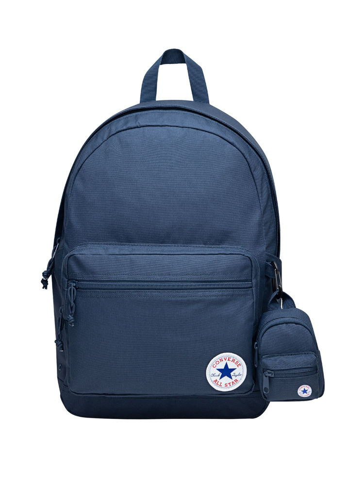 Converse Navy Blue Solid Polyester Backpack-picture-18