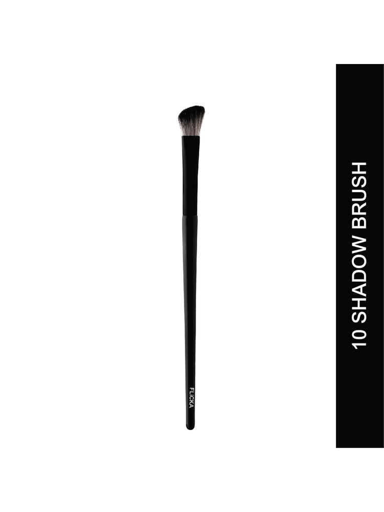 Flicka Professional Super Soft Dense Bristles Hd Finish For Eyes Makeup - 10 Eye Shadow Brush-picture-15