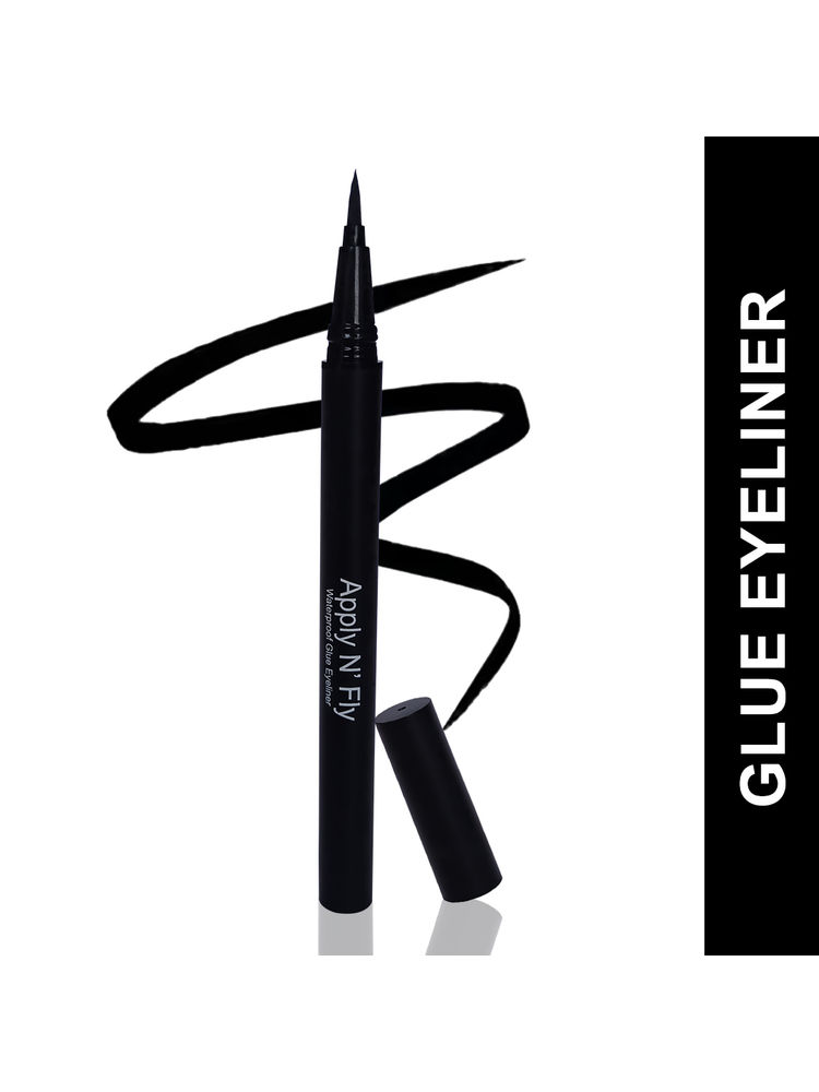 Flicka Apply N' Fly 2-In-1 Liquid Pen Glue & Eyeliner Waterproof Smudgeproof Long Lasting - Black-picture-15