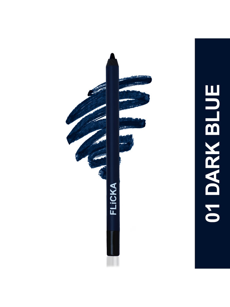 Flicka Keep It Bold Eye Kajal Smooth & Creamy Waterproof & Smudgeproof Intense Pigment-picture-21