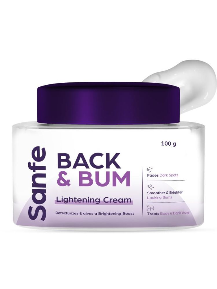 Sanfe Back & Bum Cream For Dark Spots And Body Acne
