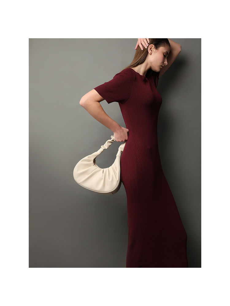 VERO MODA Women Solid Beige Handbag-picture-15