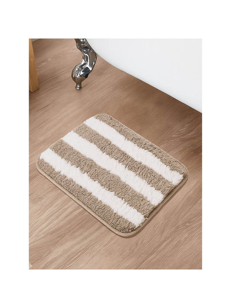 Haus & Kinder Plush Microfiber Solid Bathmat Brown-picture-38