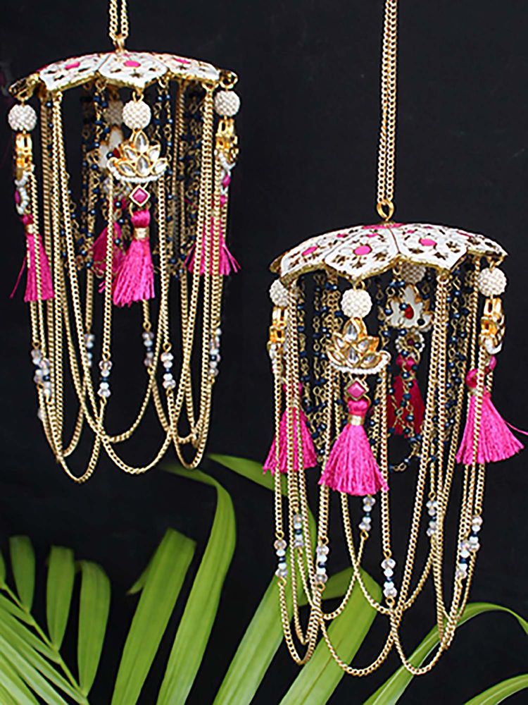 BeAbhika Multi-Color Blossom Bloom Kaleeras (Pack Of 2)-image-6