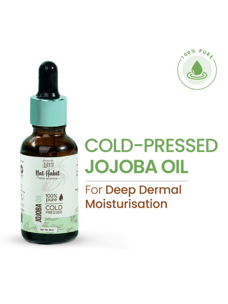 Nat Habit 100% Pure Cold Pressed Jojoba Oil