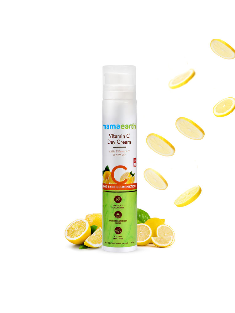 Mamaearth Vitamin C Day Cream For Face With Vitamin C & SPF 20 For Skin Illumination-image-1