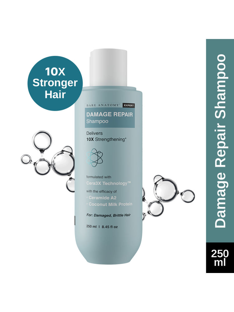 Bare Anatomy Damage Repair Shampoo for Damaged, Dry & Frizzy Hair Paraben & Sulphate Free Shampoo-picture-46