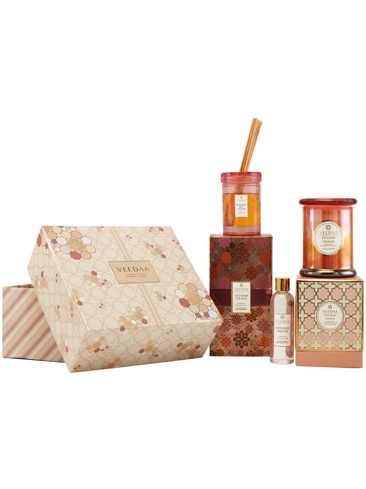 Veedaa Candles Victorian Tea Rose Grande Gift Set-image-21