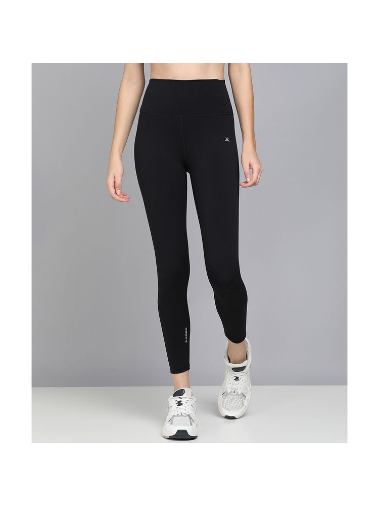 Kobo Black Ankle Length Sports Leggings-picture-20