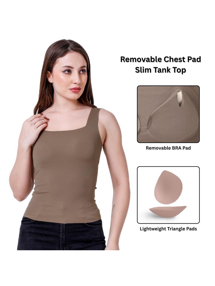 CareDone Seamless Padded Camisole for Comfortable Everyday Wear-picture-39