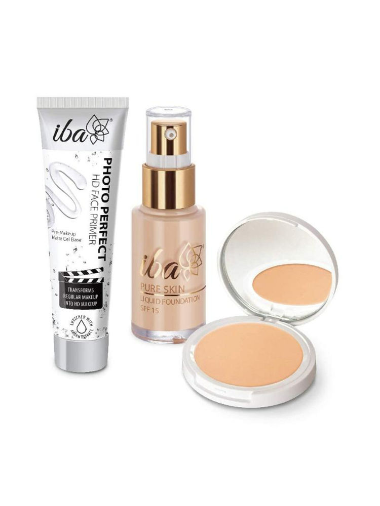 Iba Primer + Foundation + Compact Combo - Ivory Fair-picture-15