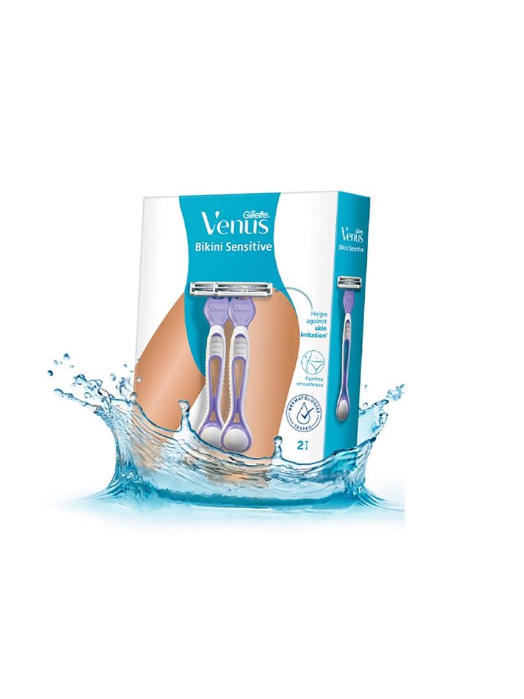 Gillette Venus Bikini Sensitive Hair Removal Razor - Pack Of 2