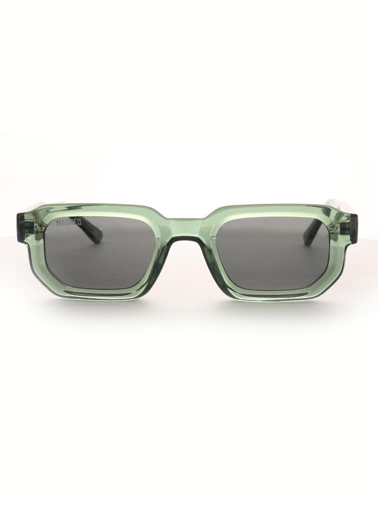 MAGNEQ Unisex UV Protected Rectangle Grey Lens Sunglasses - MG 8109/ C4-image-39