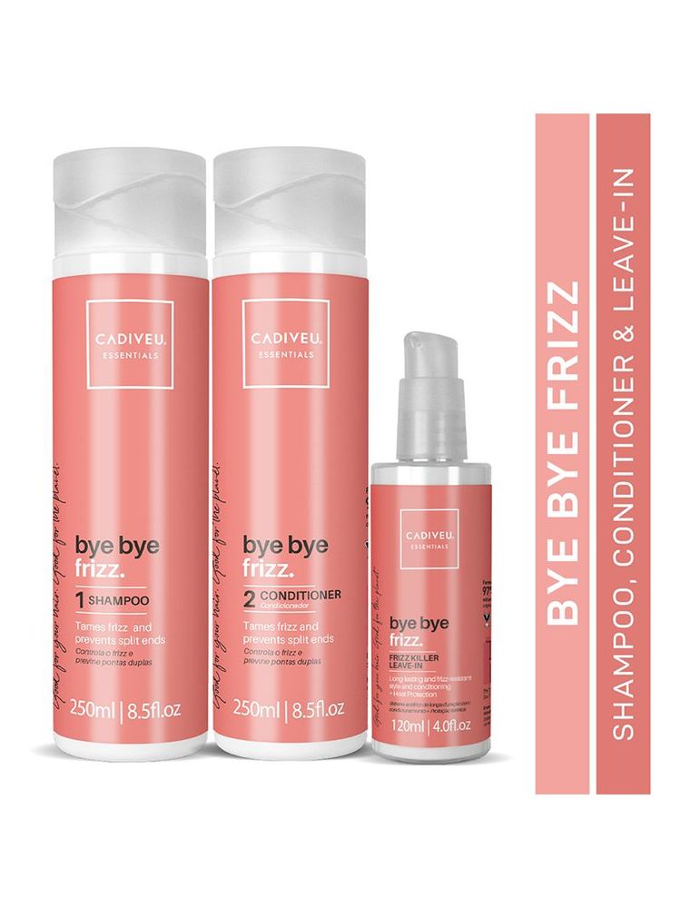 Cadiveu Bye Bye Frizz Combo For 72 Hours Frizz Free Hair