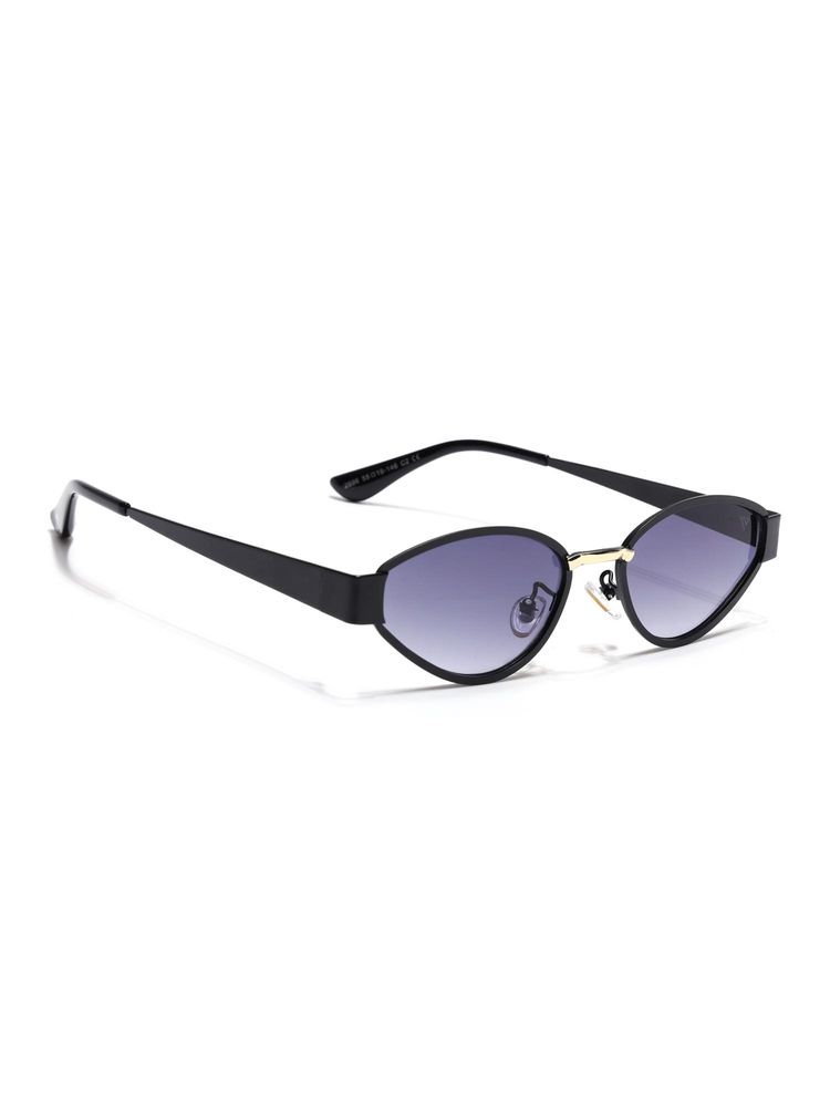 Voyage Women Cat Eye Black Frame Grey Lens Sunglasses (55)-picture-26
