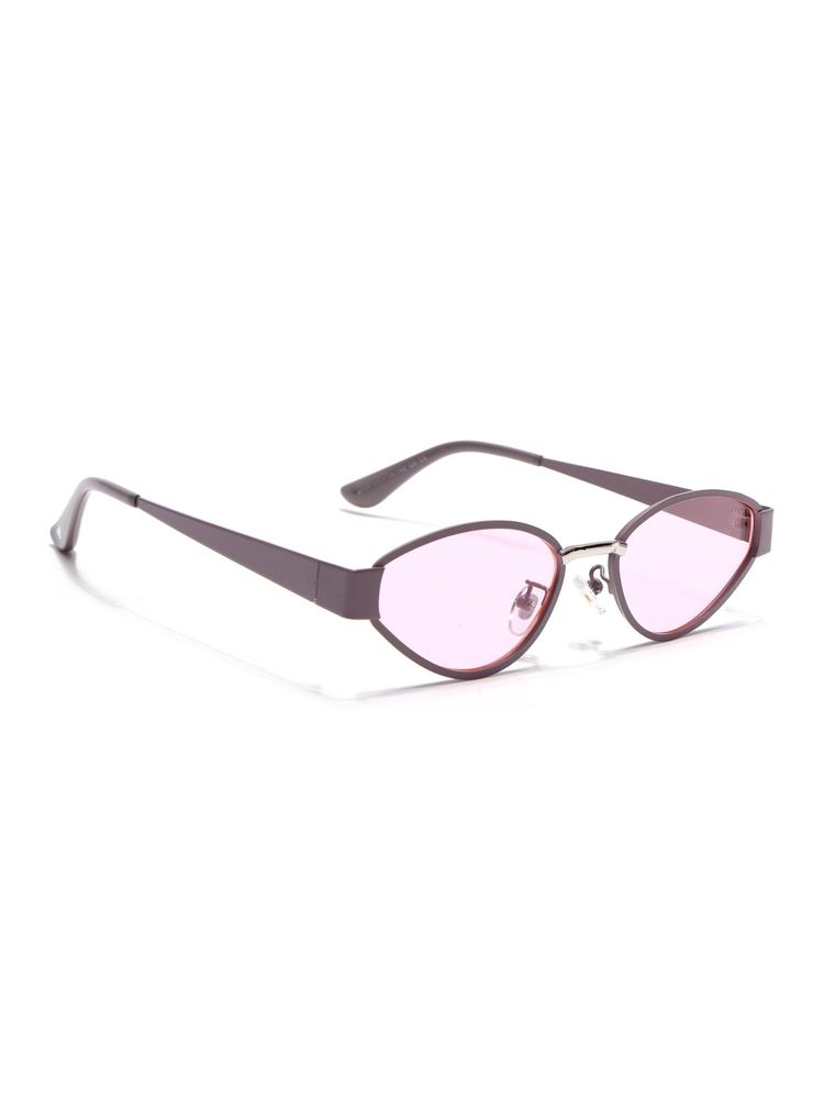 Voyage Women Cat Eye Pink Frame Pink Lens Sunglasses (55)-picture-19